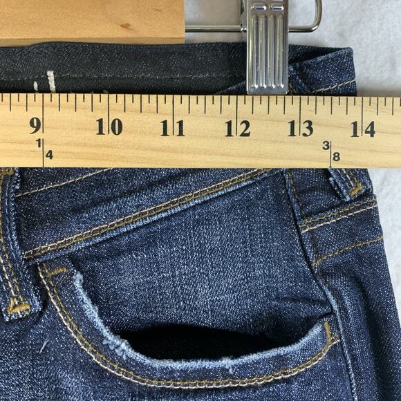 Nomadtribe Havana Womens Low Rise Slim Leg Jeans Sz 27 Whiskering Medium Wash - Picture 9 of 15